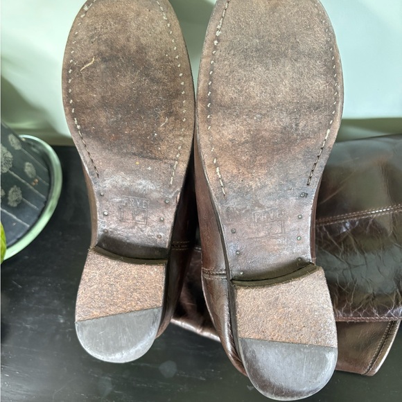 Frye Brown Leather Riding Boots-size 10 - Picture 9 of 9